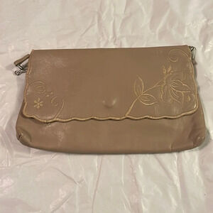 Vintage Tan Clutch